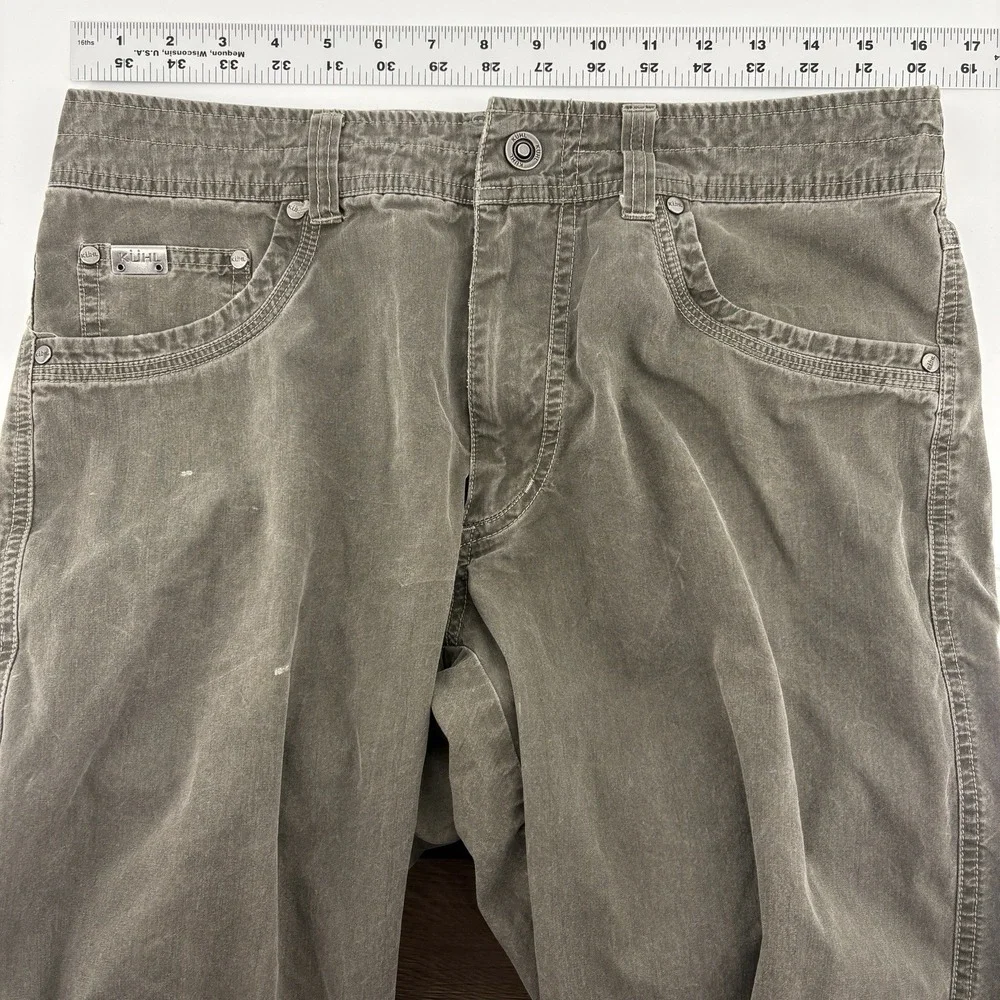 Kuhl Revolvr Pants Men 32X30 Brown Patina Dye Hiking Work Utility